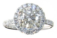 14kt Gold 2.79 ct Round Brilliant Diamond Ring