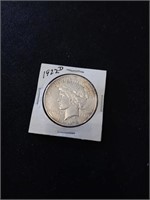 1922 D peace dollar