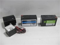 Millivolts Meter & Two Batteries Untested