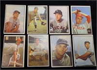 (8) 1953 Bowman Color Baseball Cards