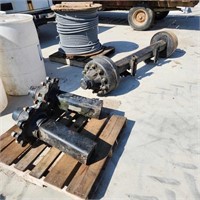 15 Ton Rear Axle w Brakes, 2 - 7.5 Ton Stub Axles