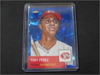 2022 TOPPS PLATINUM TONY PEREZ BLUE #D 72/100