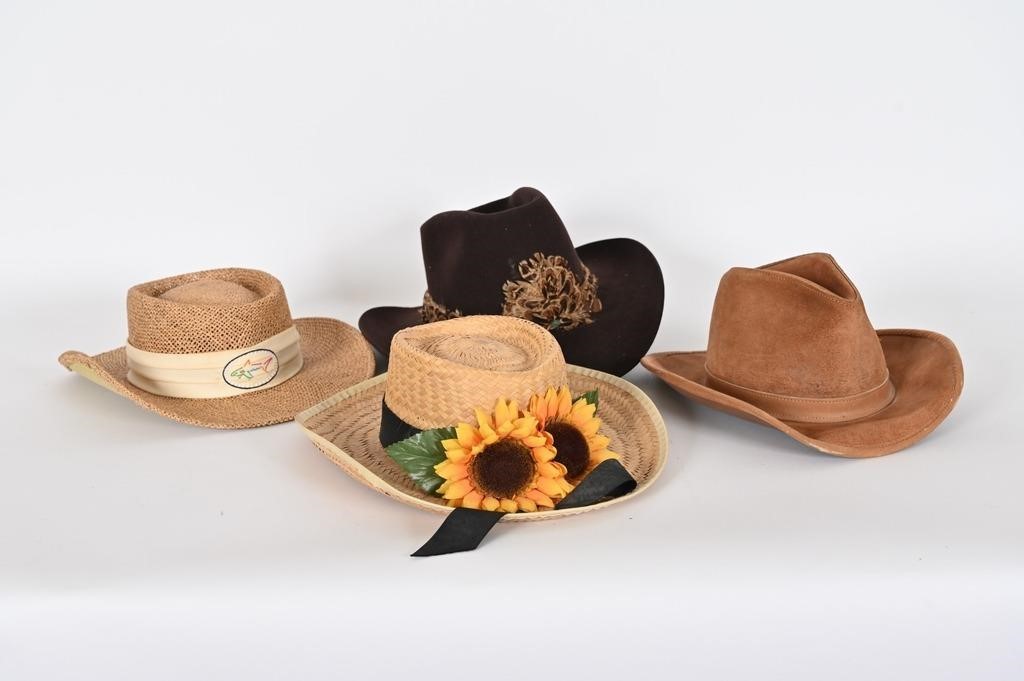 Vintage Cowboy Hats, Straw Hats
