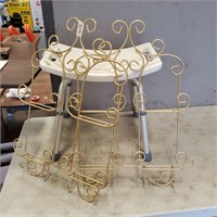 Collector Plate Holder,  Shower Seat