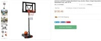 N7553 6.5ft-8ft Portable Basketball Hoop System