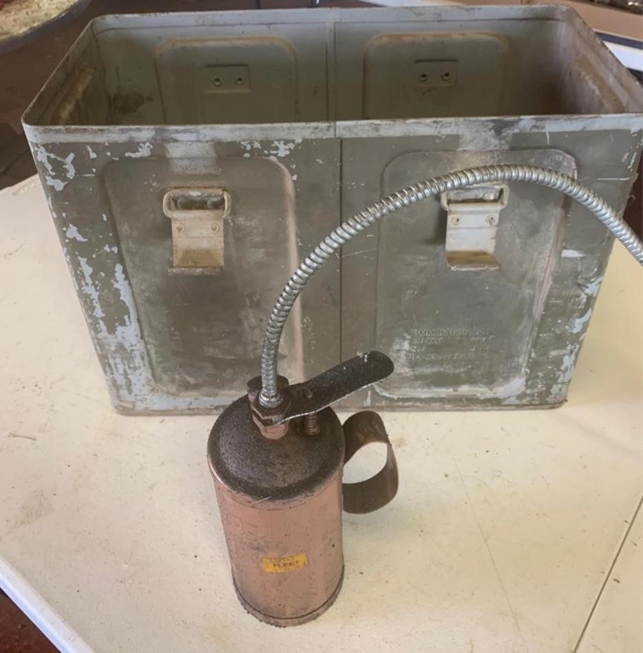 1944 Ammo Can & Oil Can