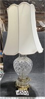 30" Tall Table Lamp w Glass Base