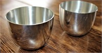 2 Pewter Jefferson Cups