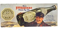 Frontenac White Cap Ale Metal Sign 26.5” x 11”