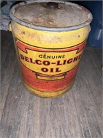 Genuine Delhi light oil can with oil
