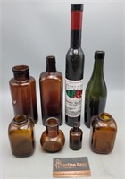 Brown Bottles & Wine Bottles