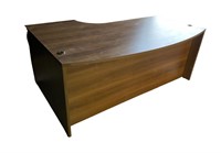 CRUSHED - Steelcase Bow desk shell.