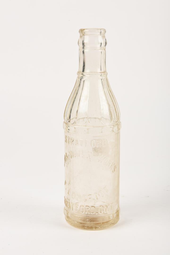 STRATFORD SODA WATER WORKS EMBOSSED BOTTLE