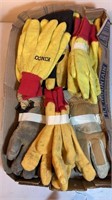 Assorted work gloves