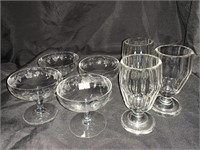 7 PCS ANTIQUE STEMWARE