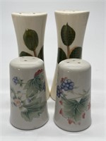 Two Pairs of Vintage Salt and Pepper Shakers