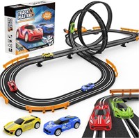 Slot-Car-Race-Track-Sets for Boys Kids, Battery