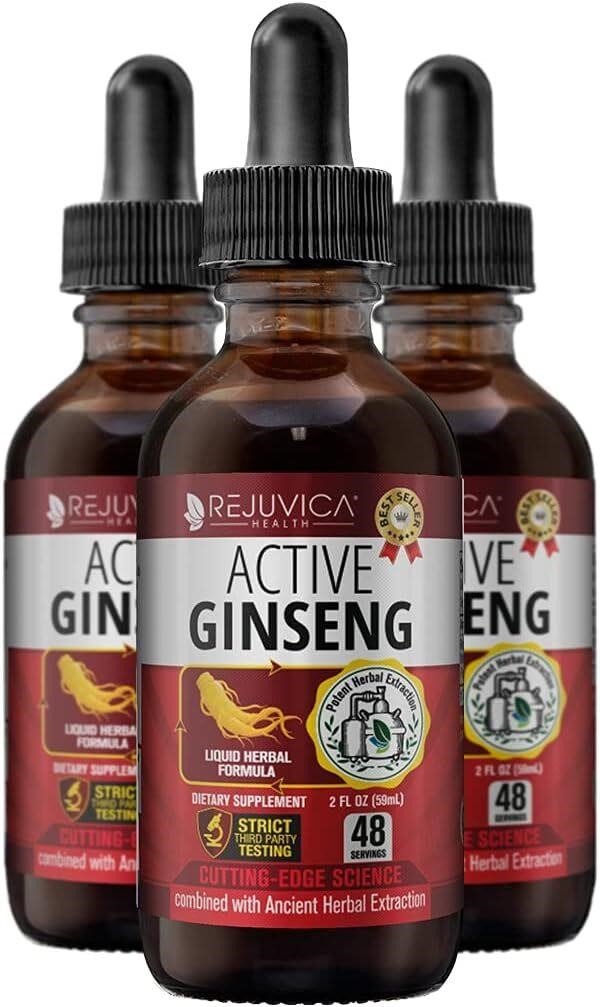 Active Ginseng Korean Red Panax Ginseng  3 Liquid