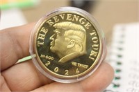 Commemorative Trump coin