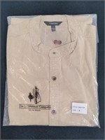 J. Peterman Shirt.  Med 100% cotton. Made in India