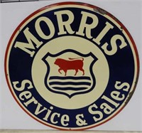 MORRIS SERVICE & SALES DST SIGN