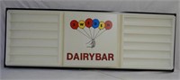 SWEDEN DAIRY BAR LIGHT UP MENU BOARD / BOX