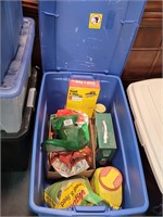 Large Tote of Garage Items