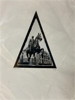 Cherokee Triangle Confederate monument print