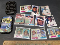 Baseball cards and Pokemon box