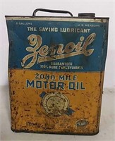 Zenoil 2000 Mile Motor Oil can