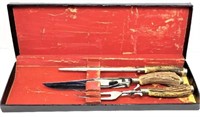 Hoffritz Carving Knife, Fork and Sharpener