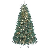 7.5 ft Brighton fir pre lit Christmas tree