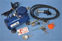 Air brush kit w/ Paasche D500 compressor