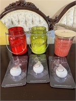 Assorted Candles And Personal Alarms