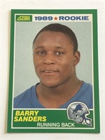 1989 Score Barry Sanders Rookie Card HOF 'er