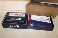 Pair of New "Annin" 5'x8' US Flags in Boxes