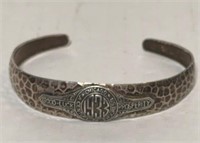 STERLING SILVER 1933 WORLDS FAIR CHICAGO BRACELET