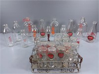 Vintage Collectable Dairy Bottles