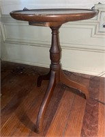 Vintage Mahogany Candle Stand