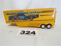 NYLINT CIRCLE TRACK RACERS TRAILER, NO CAB