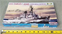 1/700 USS Charles F Adams Destroyer Model Kit