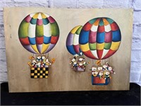 Musicians in Hot Air Balloons by Joyce Roybal
