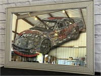 Mirrored Picture of Sterling Marlin's #40 NASCAR
