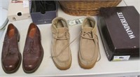 3 Pairs of Men's Shoes - As Shown