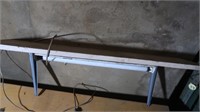 3'x9' Shelf w/ Fluorescent Light - Works