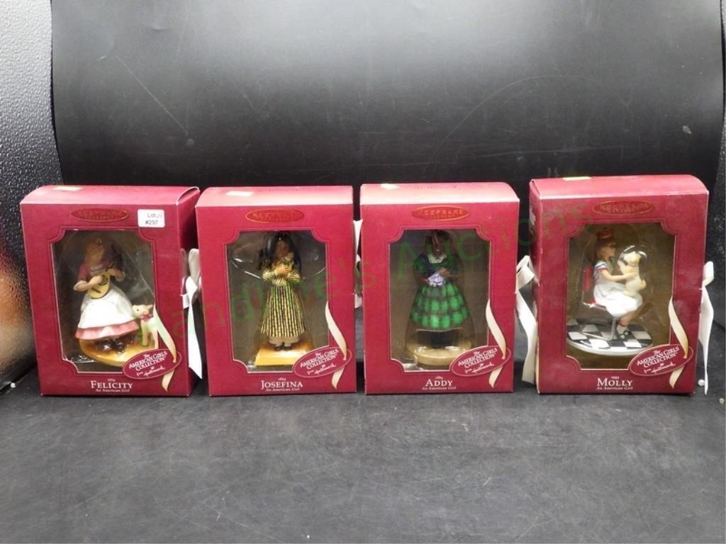 4 Hallmark American Girls Collection Ornaments