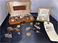 VINTAGE TIE CLIPS, CUFF LINKS AND MORE