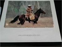 2 Horse/Cowboy Prints