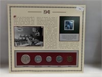 1941 90% Silv Mint Set & Postal Comm