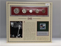 1948 90% Silv Mint Set & Postal Comm